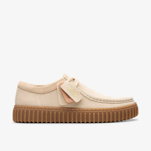 Torhill Lo Ecru Suede - Clarks Premium