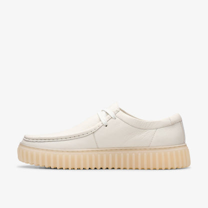 Torhill Lo White Leather - Clarks Essential