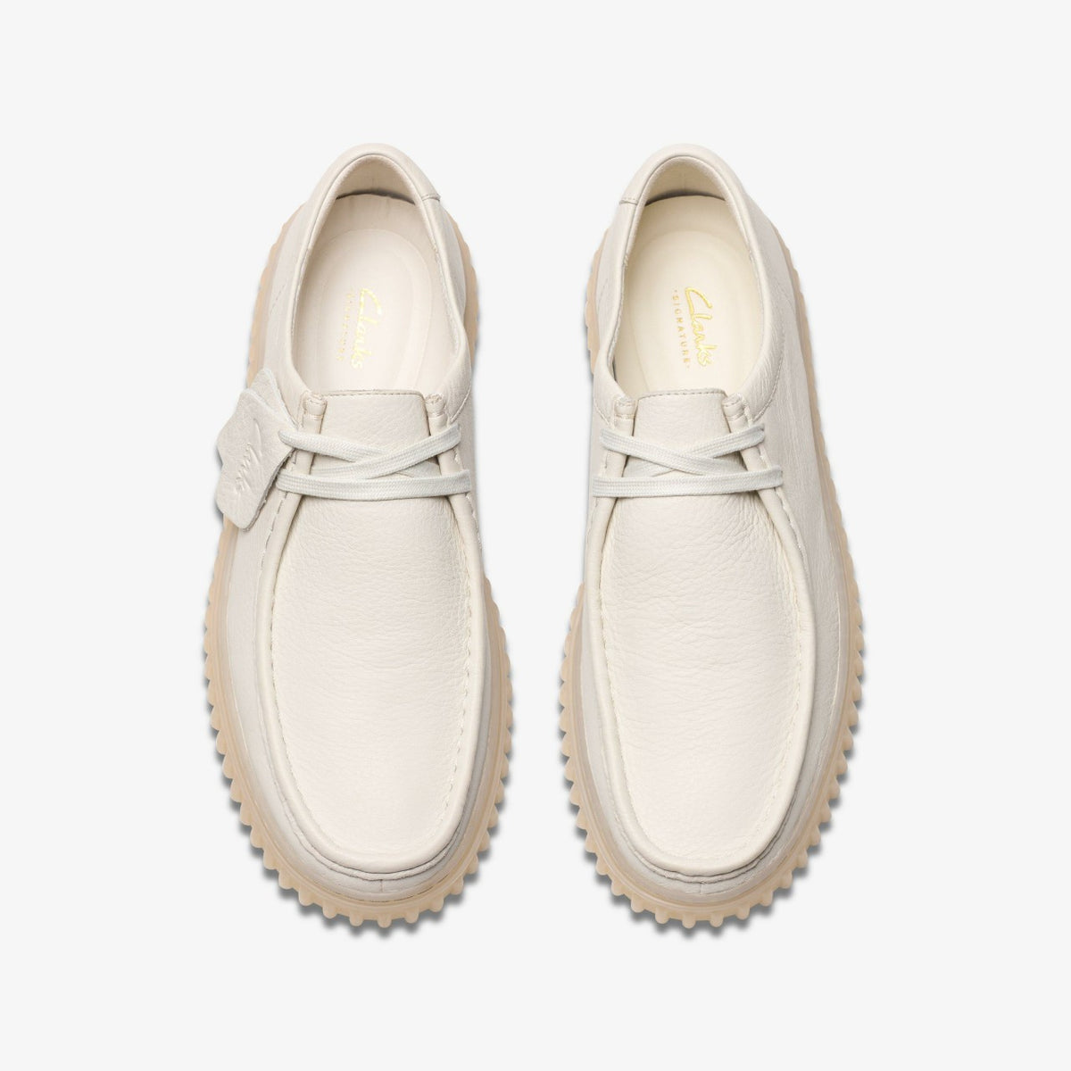 Torhill Lo White Leather - Clarks Essential