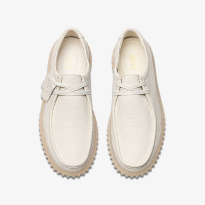 Torhill Lo White Leather - Clarks Essential