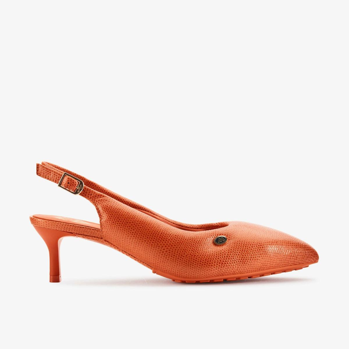 Martine Rose Sling 1 Womens Orange Interest Leather - Clarks Classic