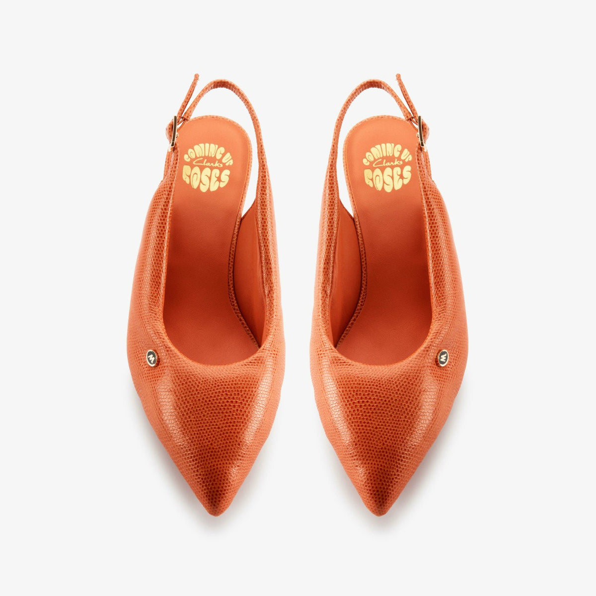 Martine Rose Sling 1 Womens Orange Interest Leather - Clarks Classic