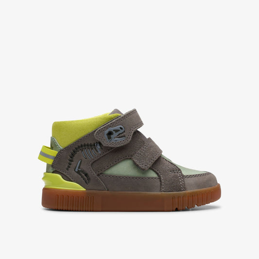 Oslo Play Toddler Grey/Green - Clarks Hot Sale