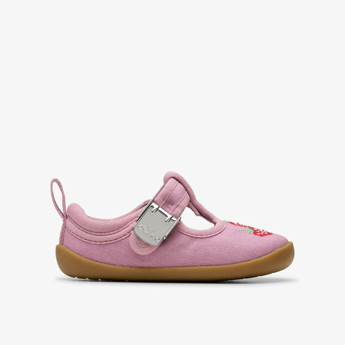 Roamer Grow Toddler Pink Canvas - Clarks Latest