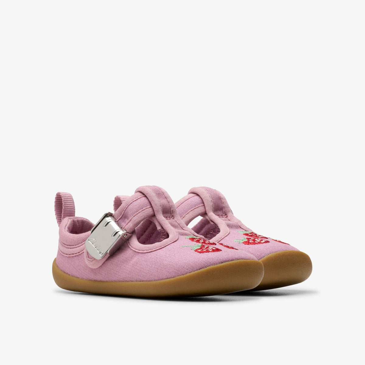 Roamer Grow Toddler Pink Canvas - Clarks Latest