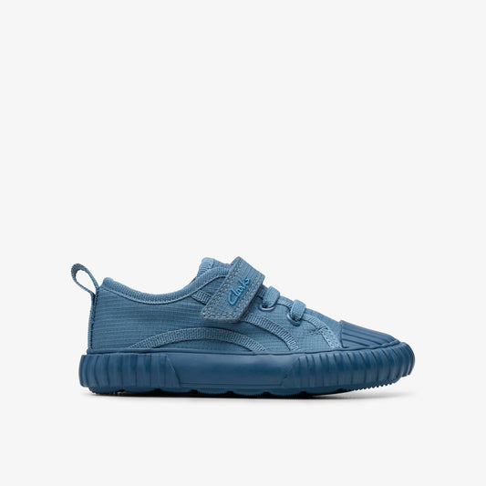 Foxing Stitch Toddler Blue Fabric - Clarks Hot Sale