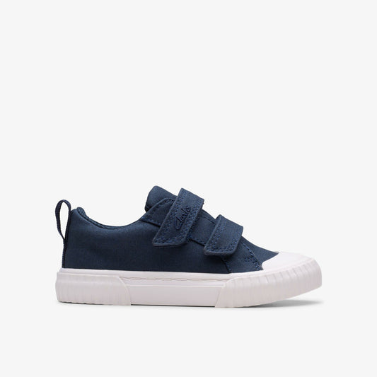Foxing Vibe Toddler Navy Canvas - Clarks Classic