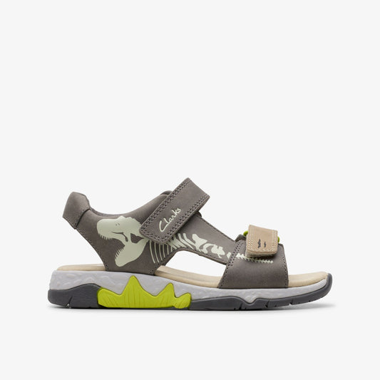 Spiney Tail Kid Grey - Clarks Essential
