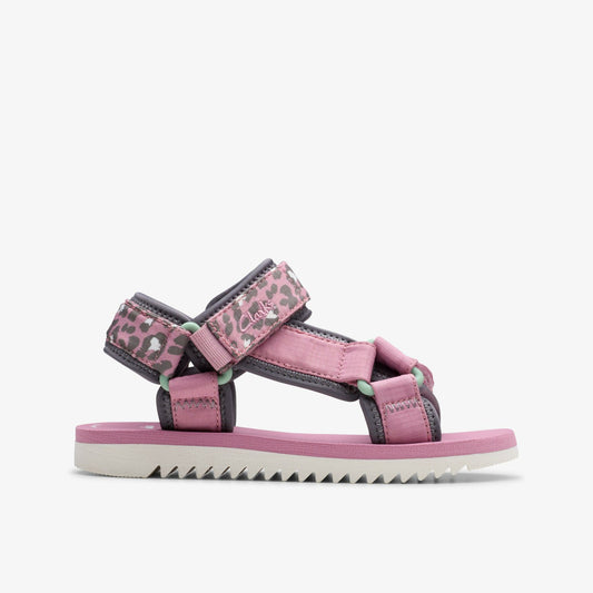 Peak Web Kid Pink/Print - Clarks Deals