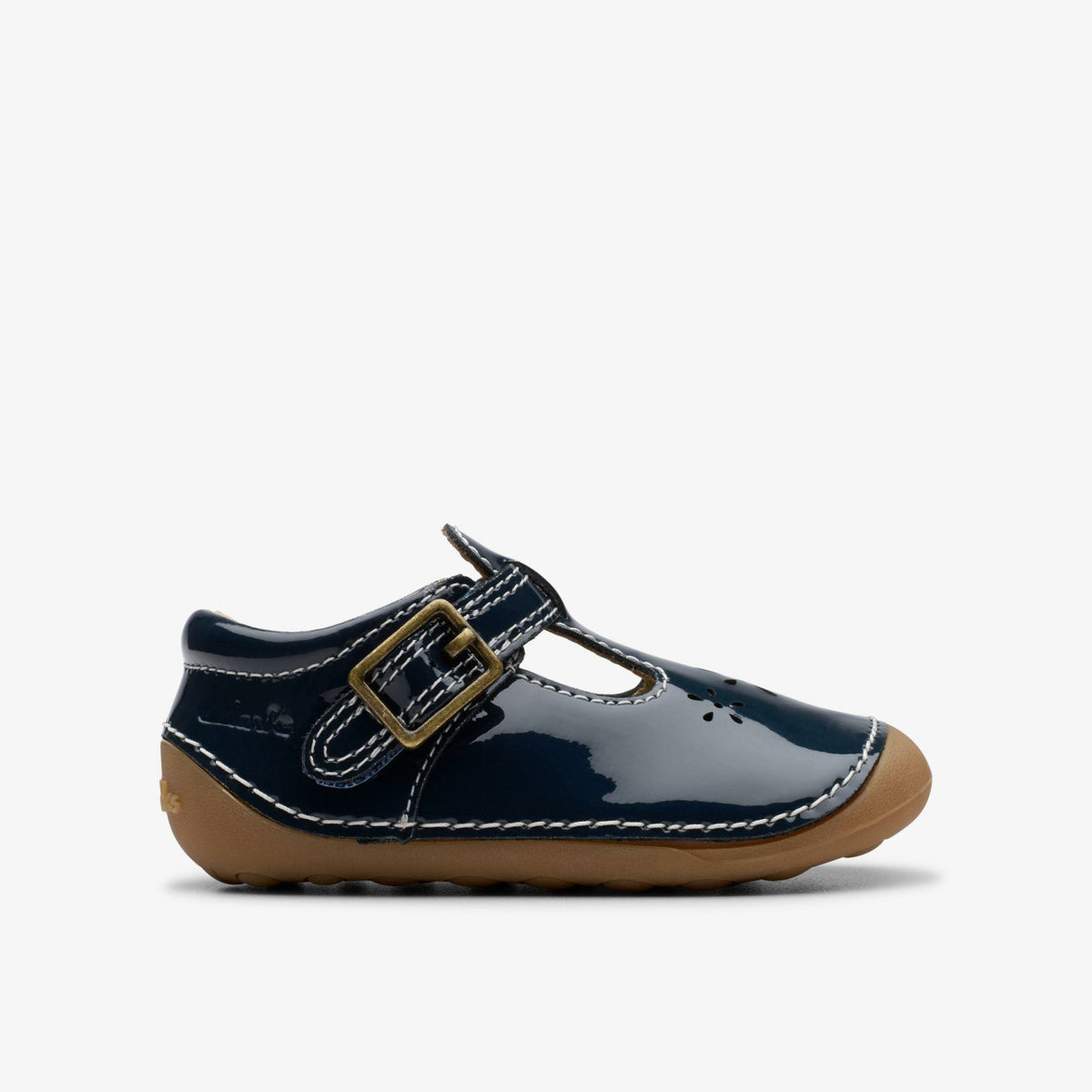 Tiny Skip Toddler Navy Patent - Clarks Everyday