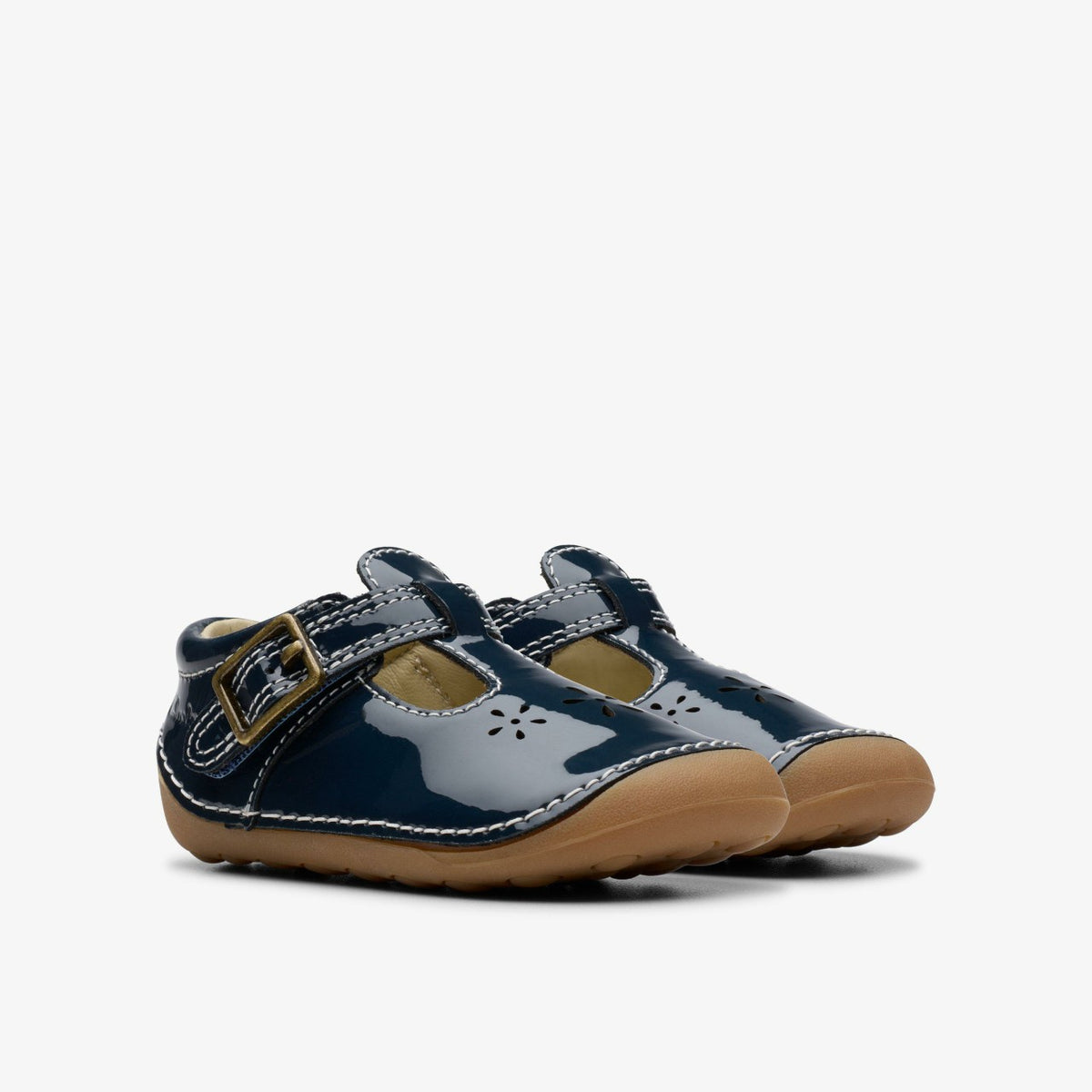 Tiny Skip Toddler Navy Patent - Clarks Everyday