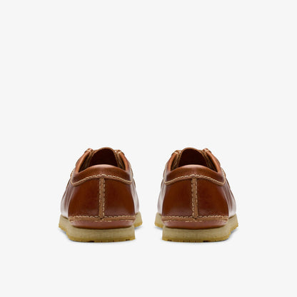 Godney Lace Brown Leather - Clarks Premium