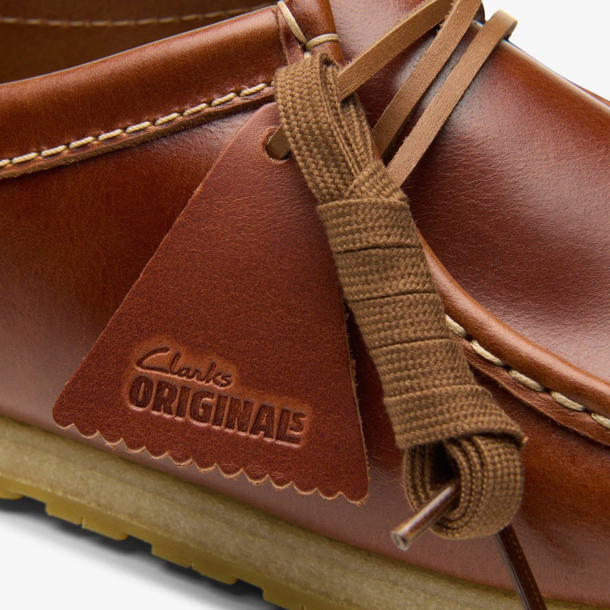 Godney Lace Brown Leather - Clarks Premium