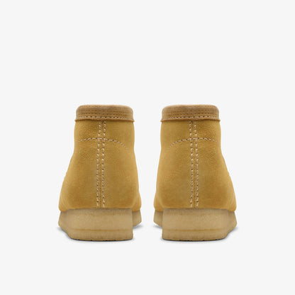 Wallabee Boot Golden Tan Suede - Clarks Discount