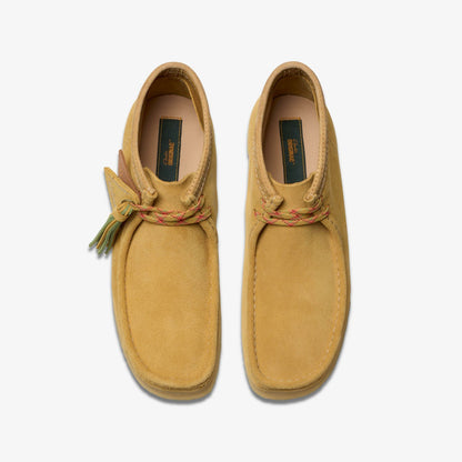 Wallabee Boot Golden Tan Suede - Clarks Discount