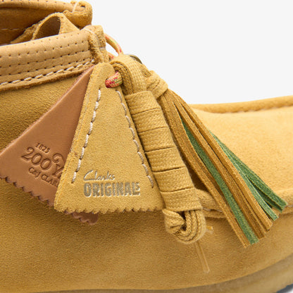 Wallabee Boot Golden Tan Suede - Clarks Discount