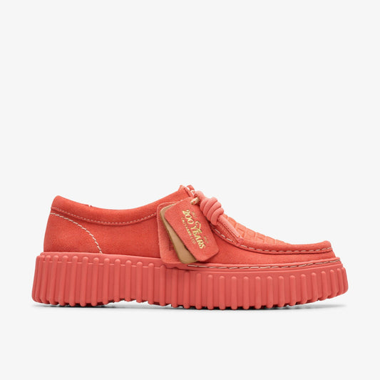Torhill Bee Coral Suede - Clarks Premium
