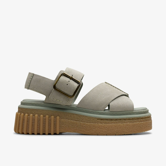 Evamar Wish Light Green Suede - Clarks Value