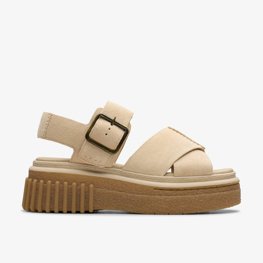Evamar Wish Ecru Suede - Clarks Sale