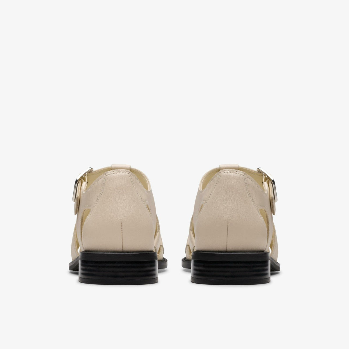 Hana Sun Off White Leather - Clarks Popular