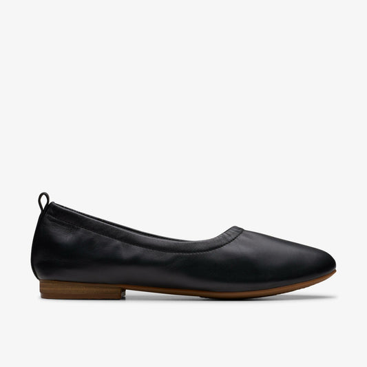 Fawna Soft Black Leather - Clarks Best Seller