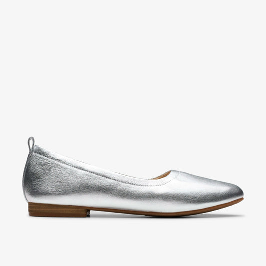 Fawna Soft Silver Metallic - Clarks New