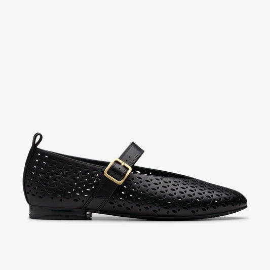Fawna Jane Black Leather - Clarks Featured