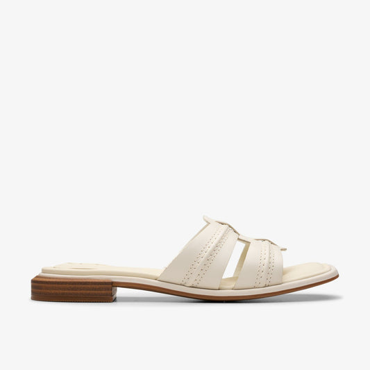 Ariany Mule Cream Leather - Clarks Trending