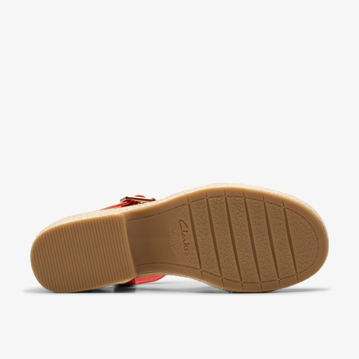 Coledale Strap Bright Red Leather - Clarks Sale