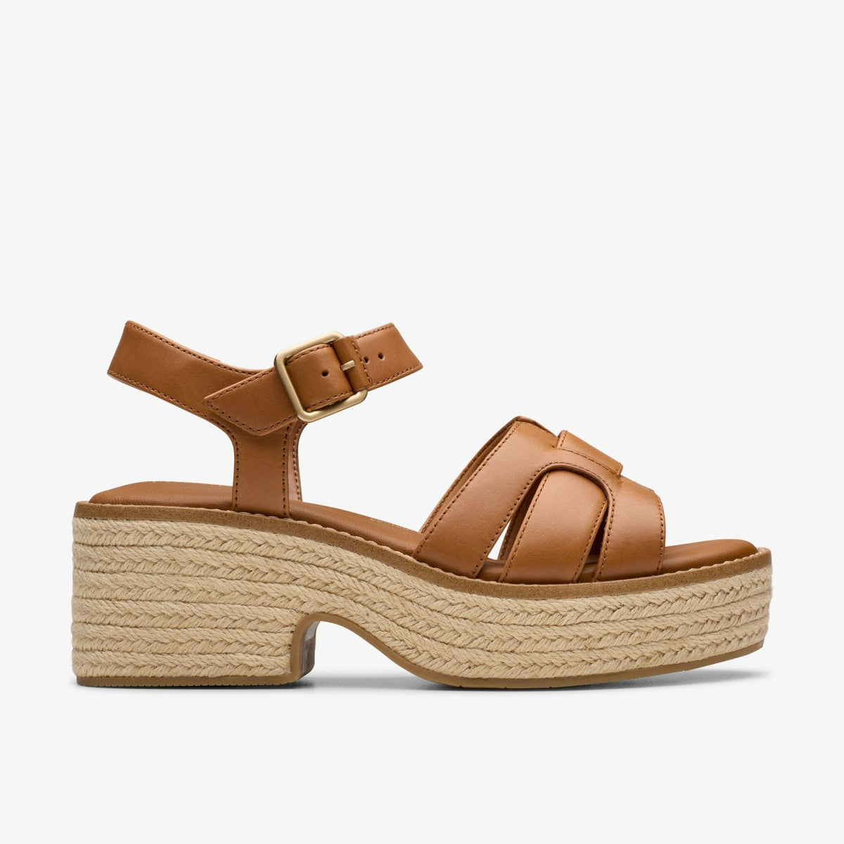 Coledale Strap Tan Leather - Clarks Popular