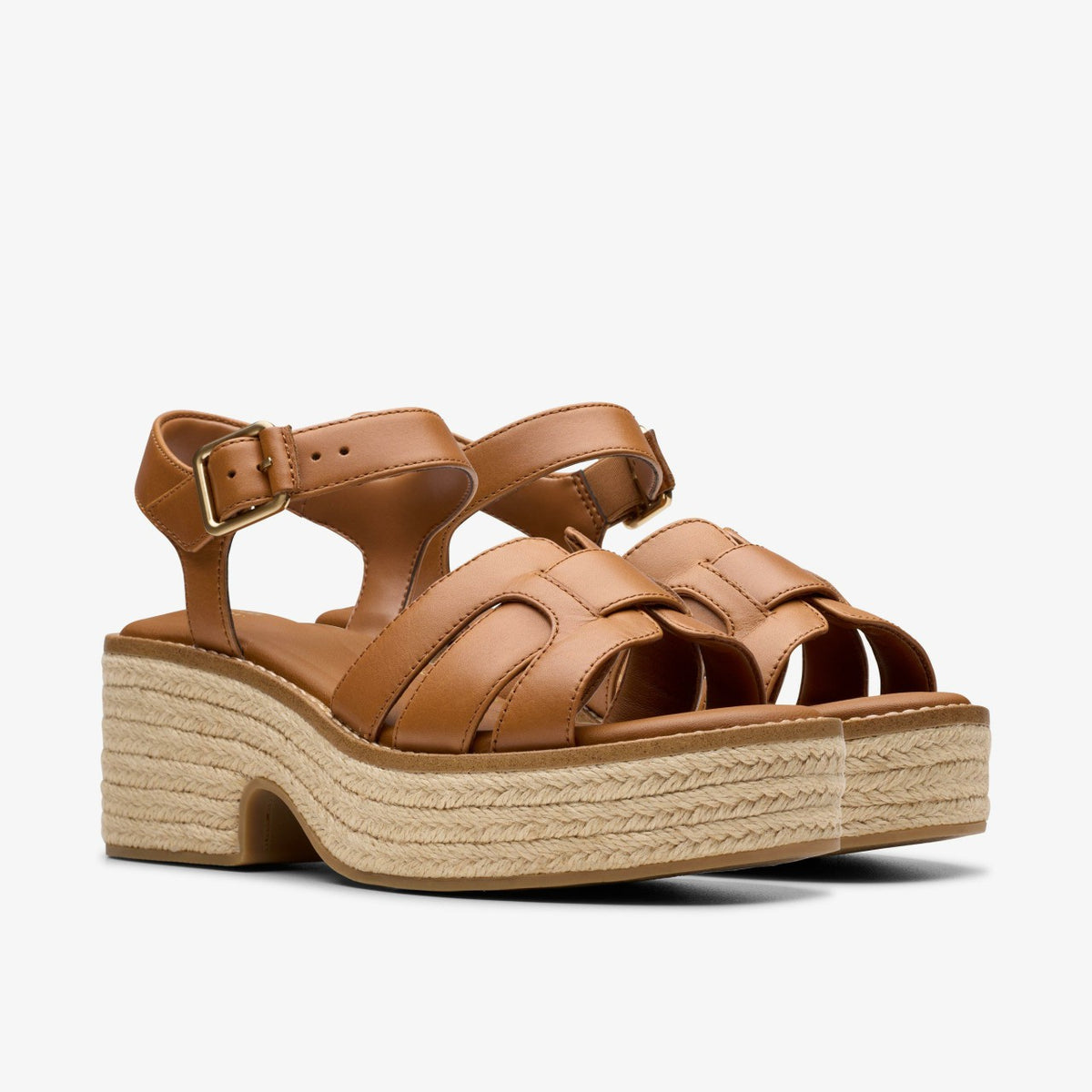 Coledale Strap Tan Leather - Clarks Popular