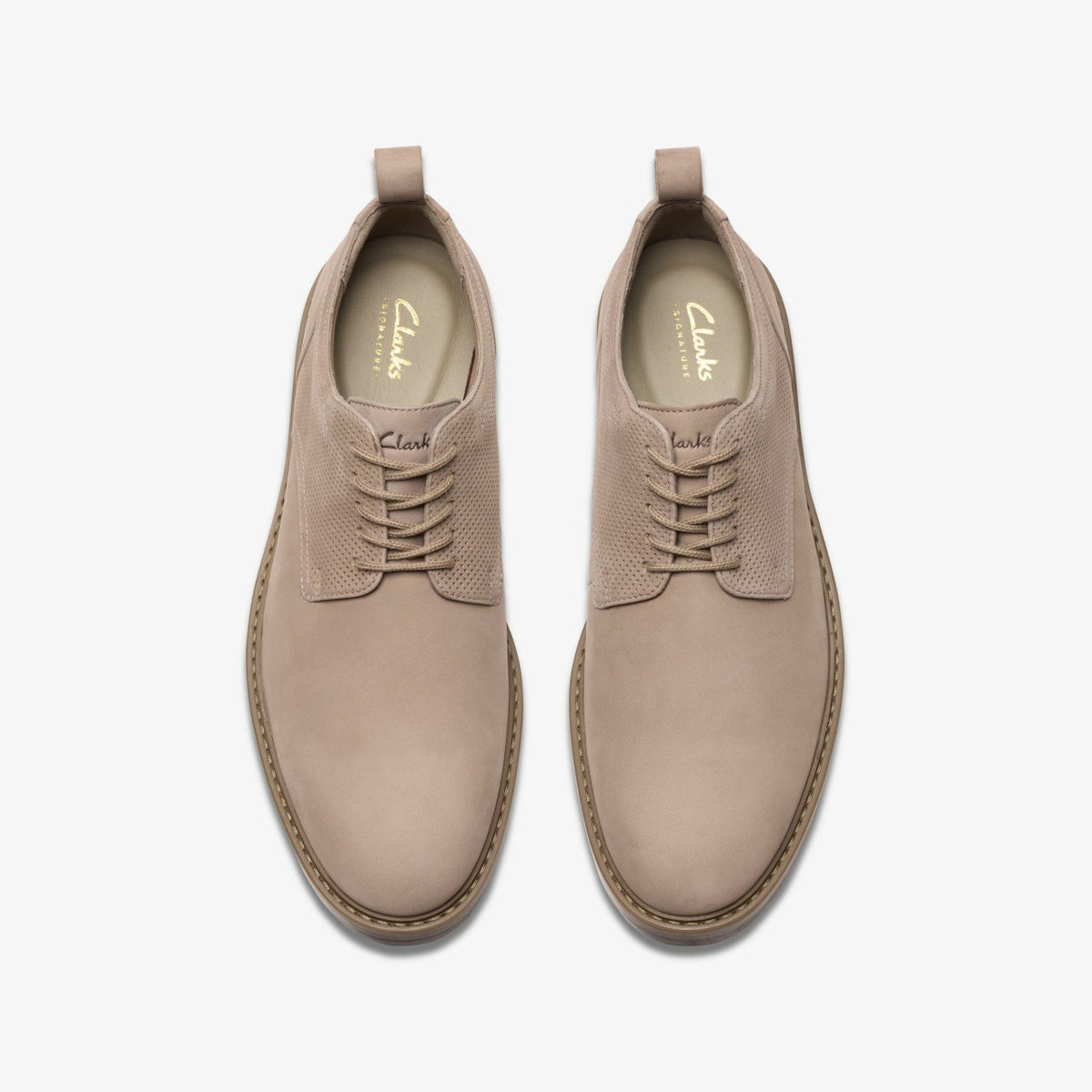 Aldwin Lace Grey Nubuck - Clarks Exclusive