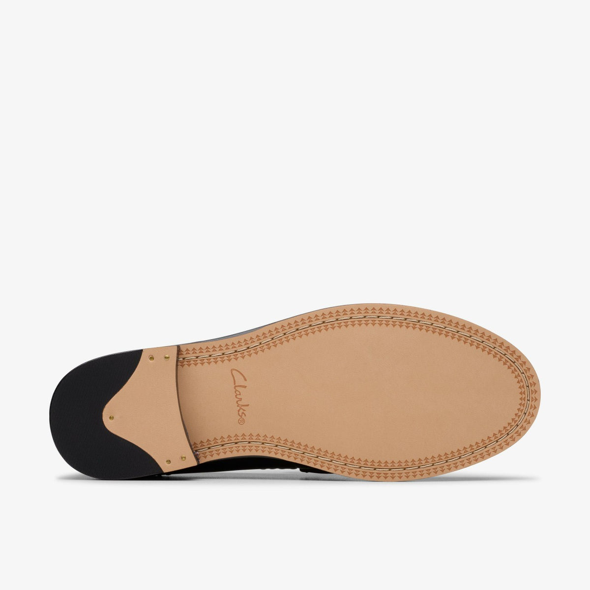 Straven Edge Black Combination Leather - Clarks Hot Sale