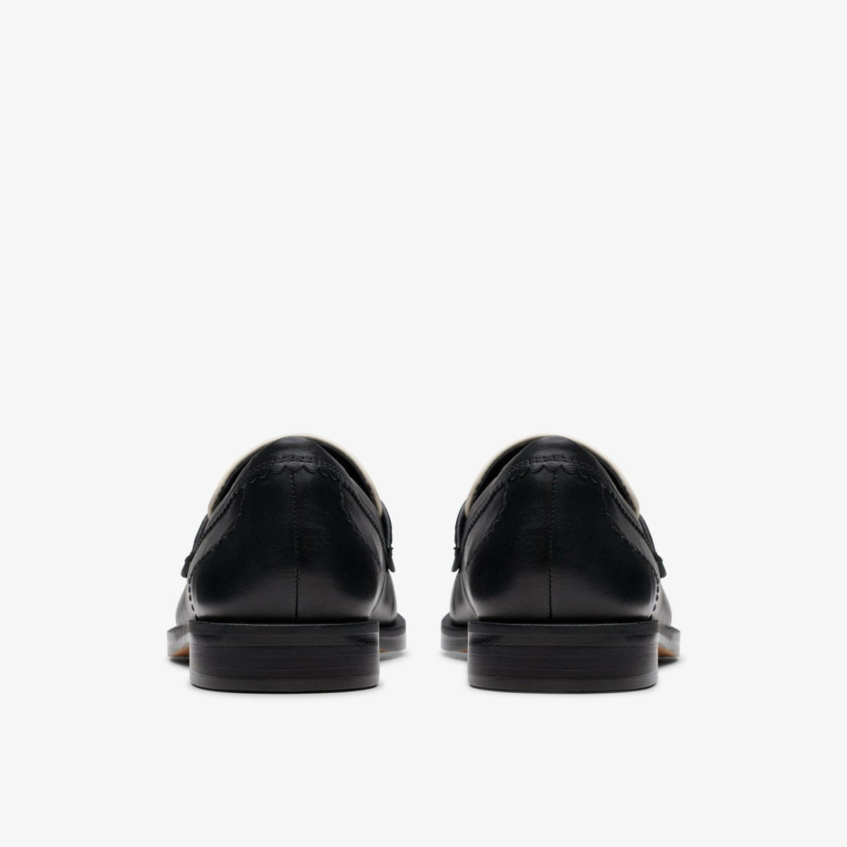 Straven Edge Black Combination Leather - Clarks Hot Sale