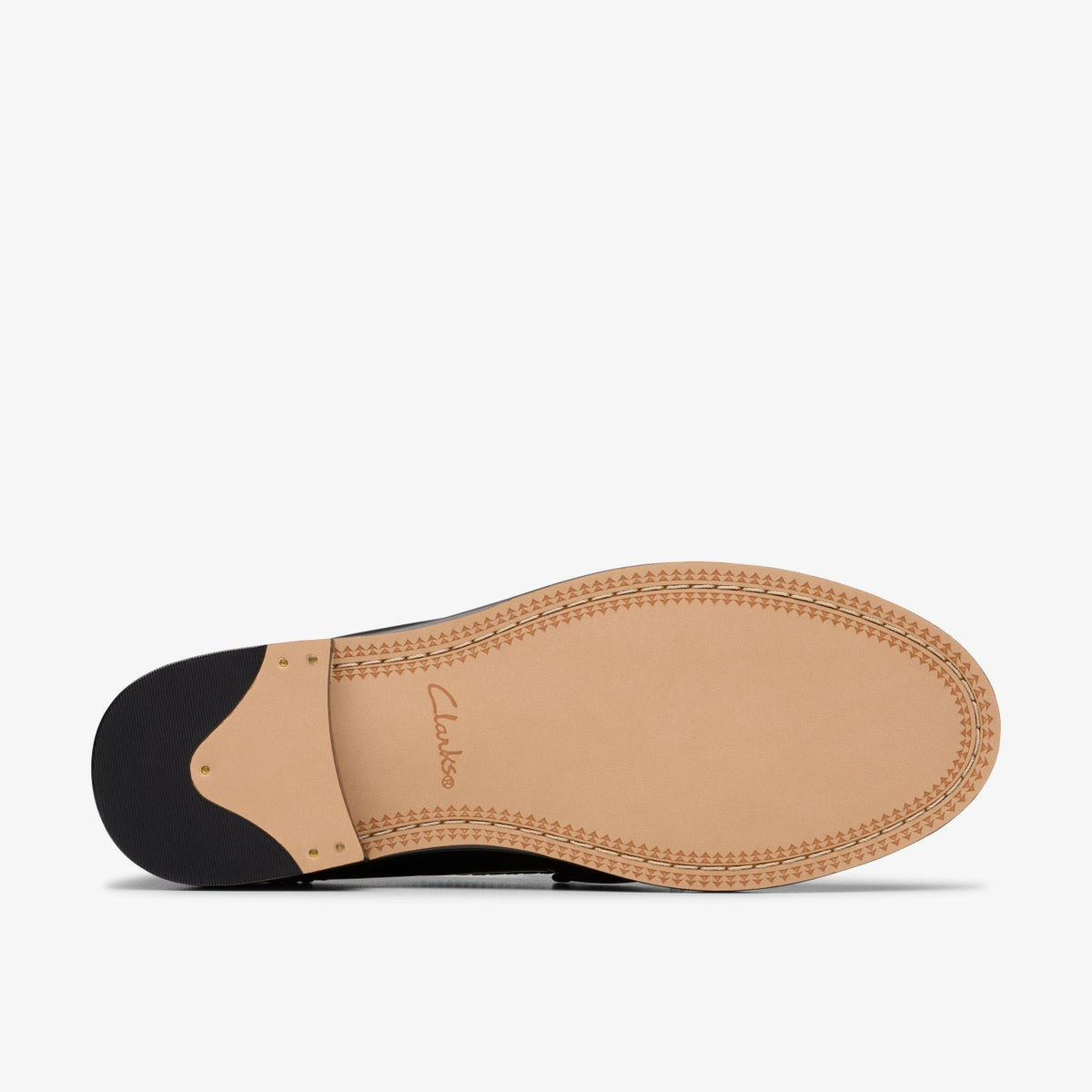 Straven Edge Black Leather - Clarks Essential