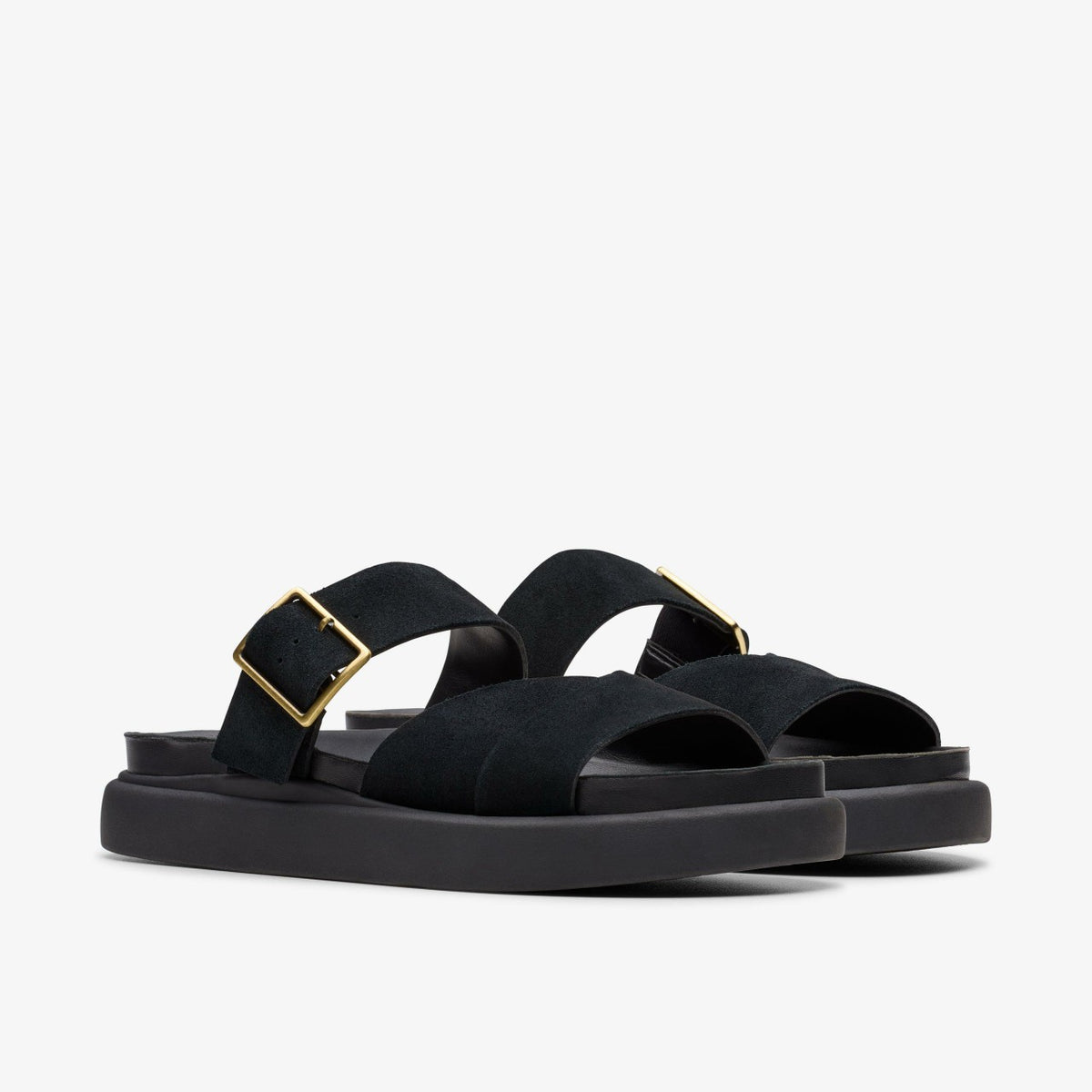 Aristella Mule Black Suede - Clarks Sale