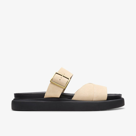 Aristella Mule Ecru Suede - Clarks Customer Favorite