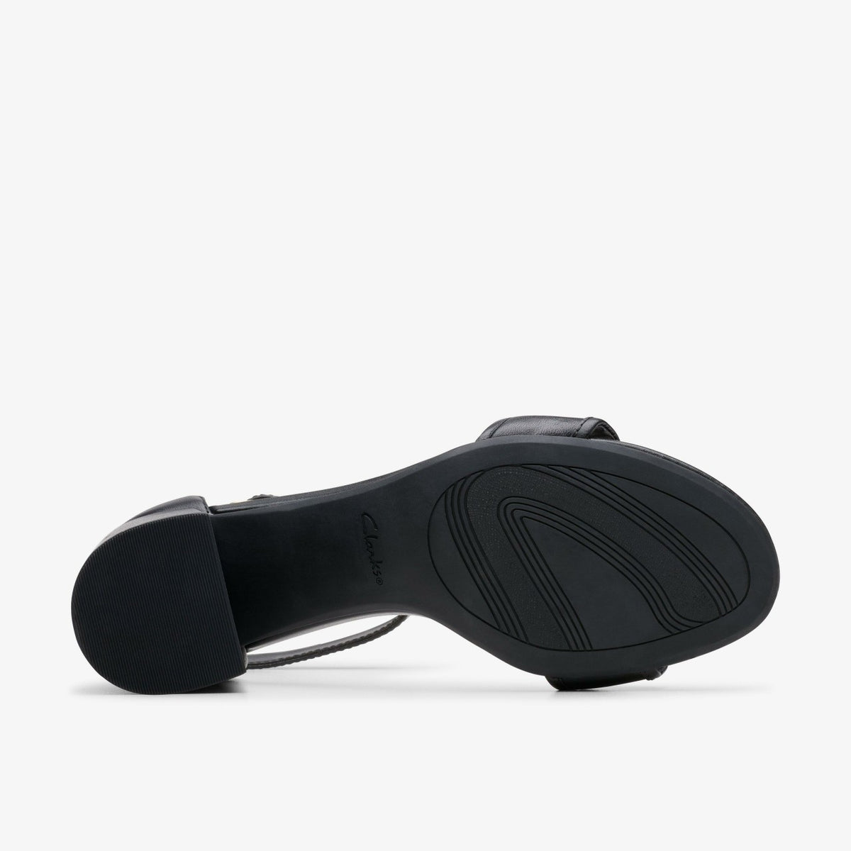 Ezoria Mae Black Leather - Clarks Great Value