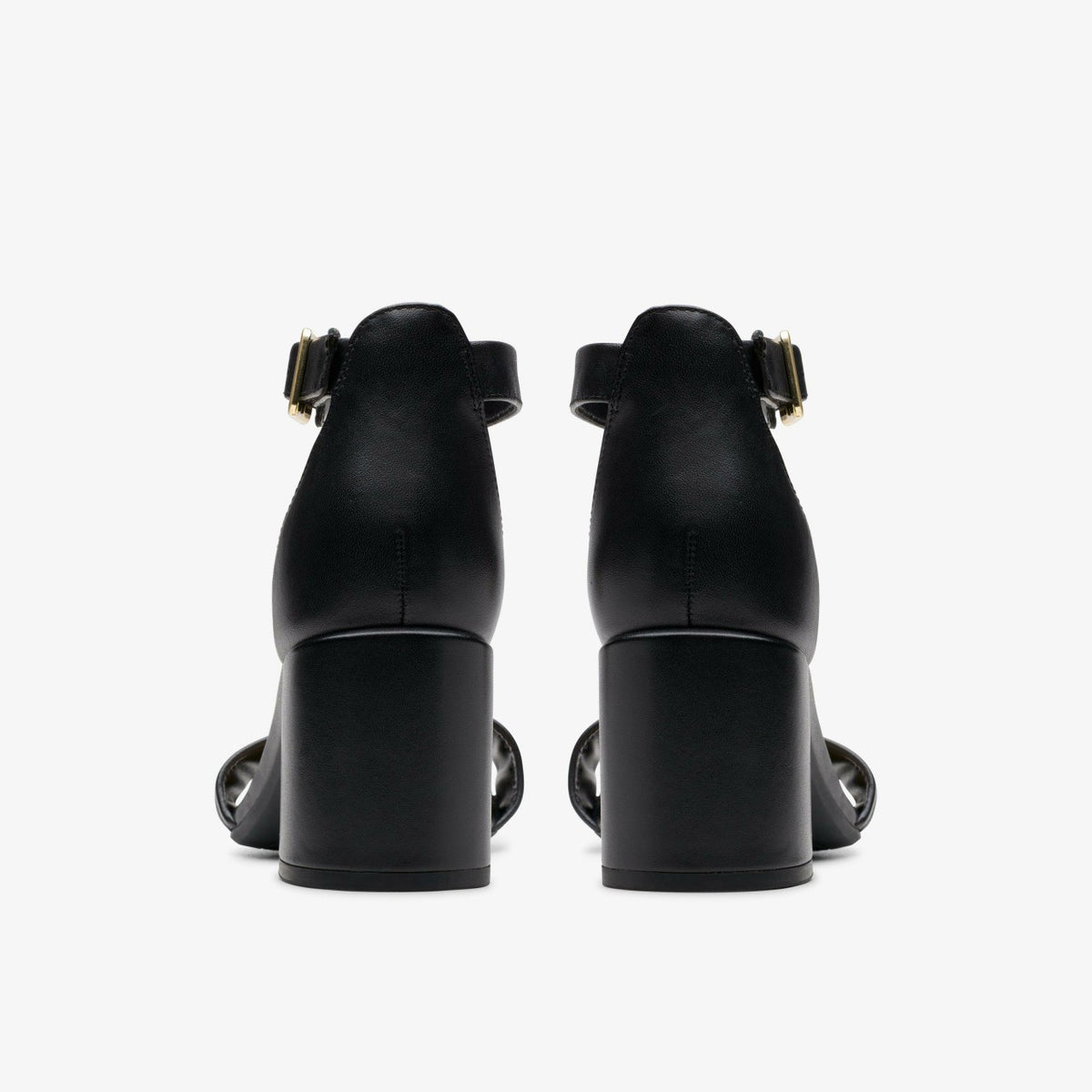 Ezoria Mae Black Leather - Clarks Great Value
