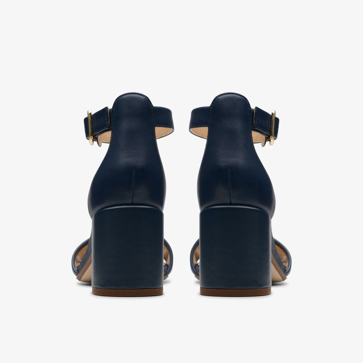Ezoria Mae Navy Leather - Clarks Latest