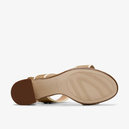 Ezoria Sling Light Tan Combination - Clarks Featured