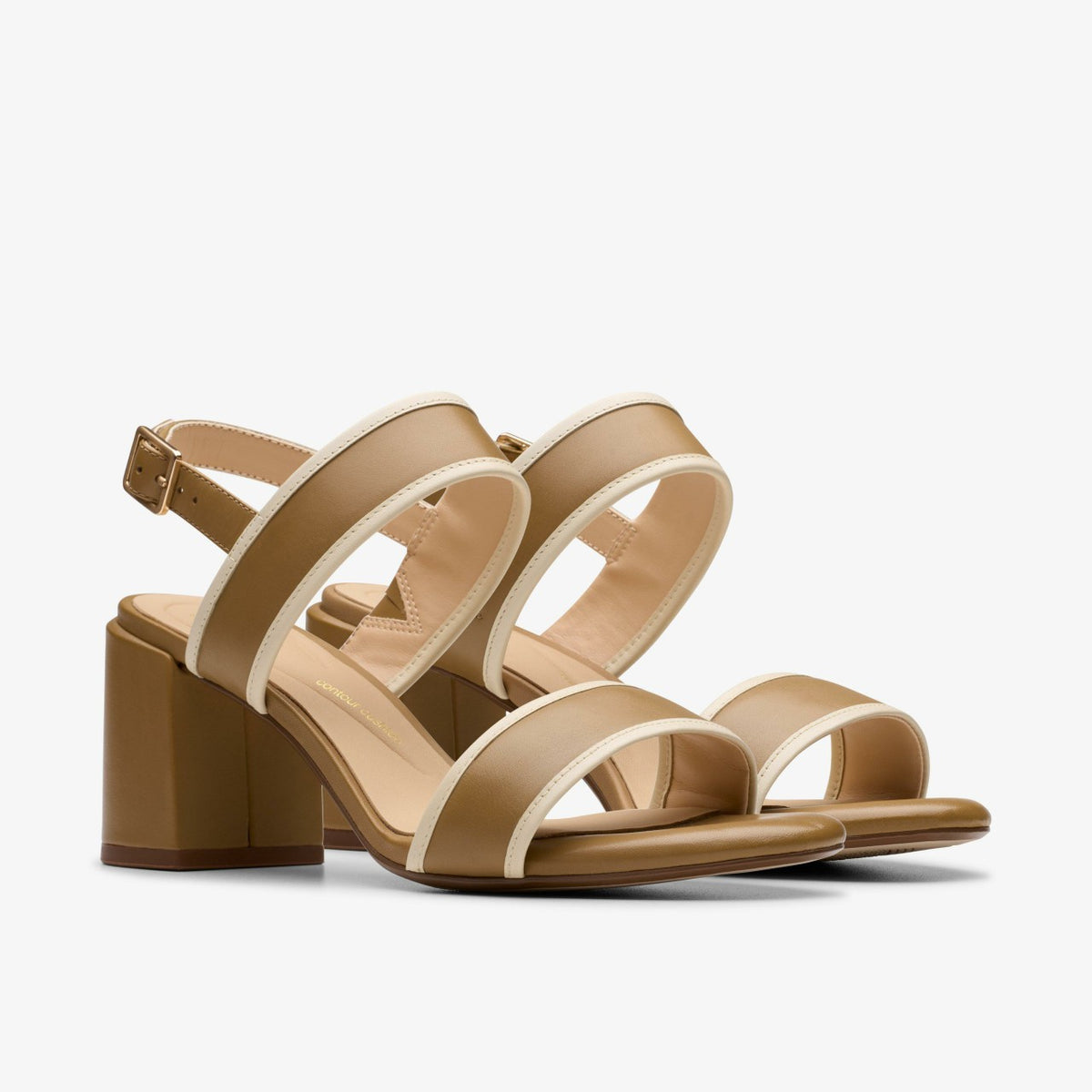 Ezoria Sling Light Tan Combination - Clarks Featured