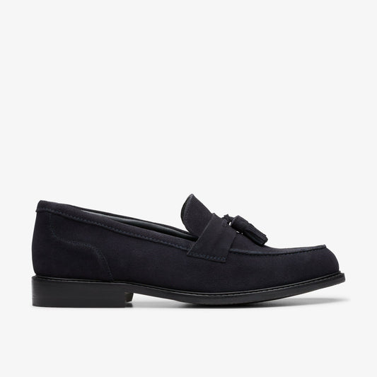 Craft Arlo Step Navy Suede - Clarks Trending