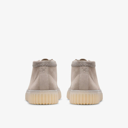 Torhill Hi Light Grey Suede - Clarks Signature