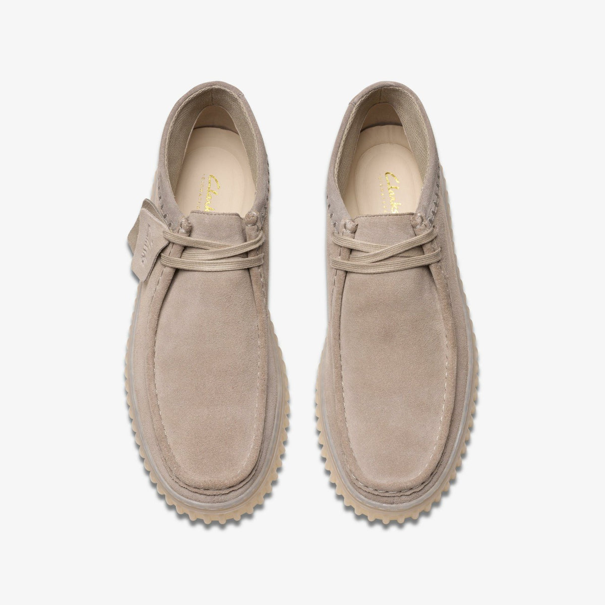 Torhill Hi Light Grey Suede - Clarks Signature