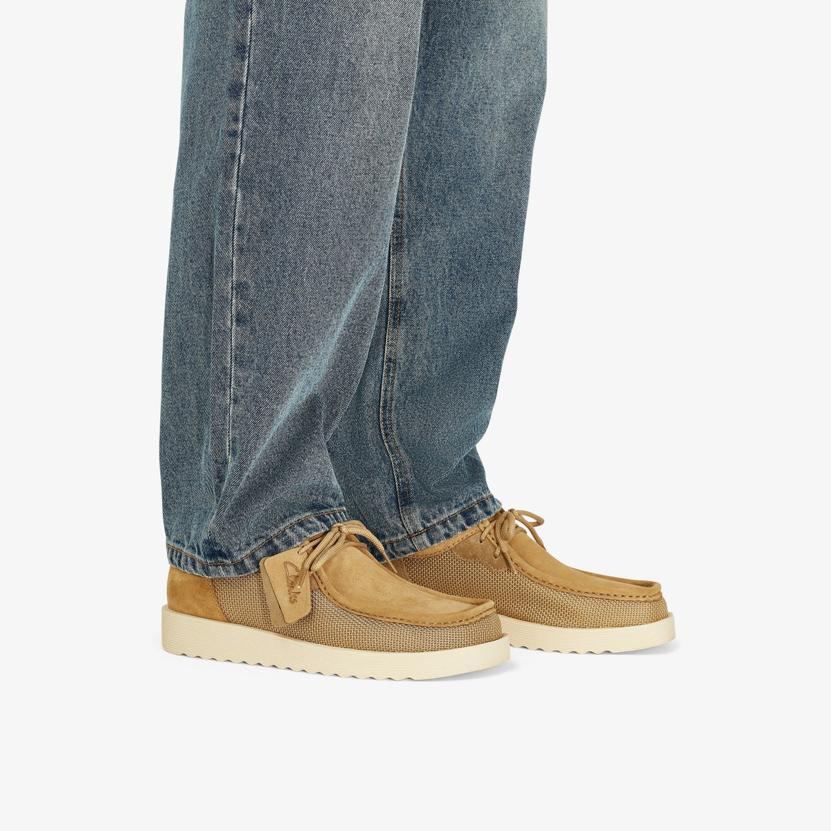 Wallabee FTR 2 Lo Dark Sand Combination - Clarks Best Seller
