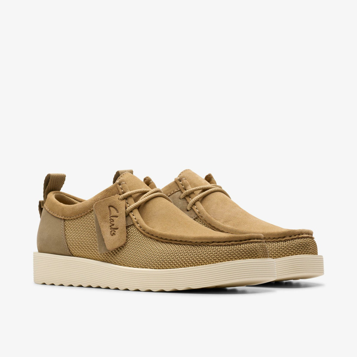 Wallabee FTR 2 Lo Dark Sand Combination - Clarks Best Seller