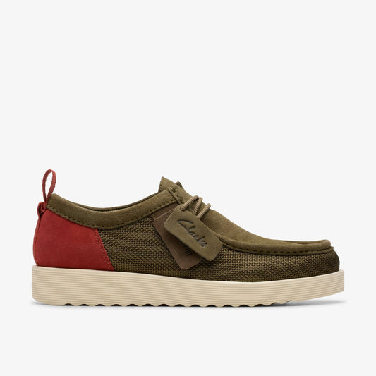 Wallabee FTR 2 Lo Olive Combination - Clarks Smart Buy