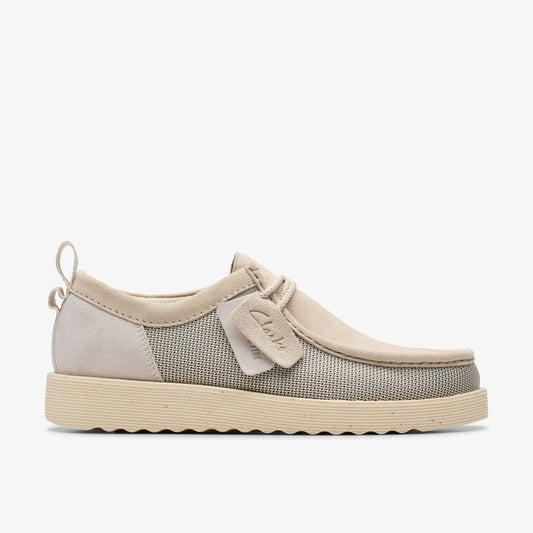 Wallabee FTR 2 Lo White Combination - Clarks Smart Buy