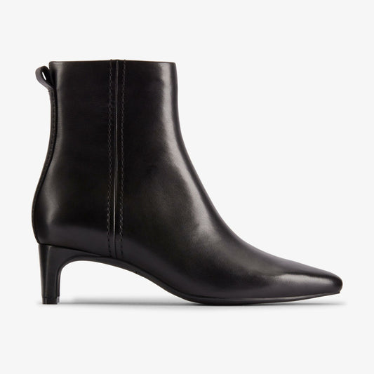 Edina Up Black Leather - Clarks Great Value